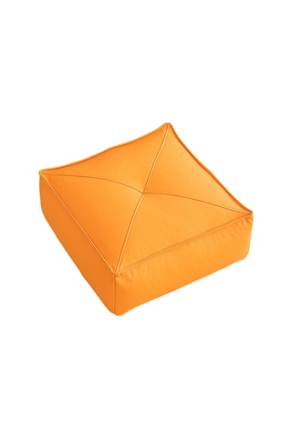 Homyl Yer Minderi Kare Açık Veranda Ofis Koltuğu Turuncu Turuncu