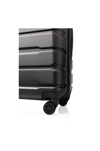 Unisex 4 Tekerli Kilitli Orta Boy Valiz Bavul Siyah
