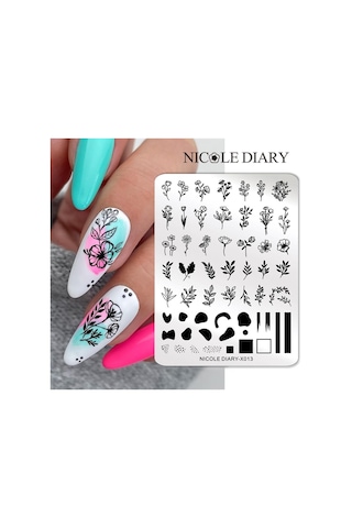 Nicole Diary Metal Stampa Tabakası X013 56260