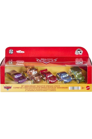 Jmj85 Radiator Springs 20. Yıl Hatırası 5 Li Paket Çok Renkli
