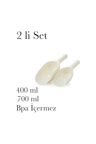 Bakliyat Küreği 2 Li Set Catering Kuruyemiş Lokanta Dükkan Gıda Kürek Bpa İçermez Gıdaya Uygun