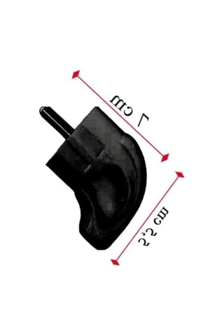 Siyah Monoblok Topraklı Erkek Fiş - 10a