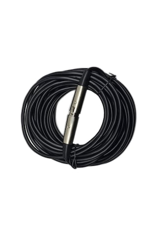 10 Metre Xlr Dişi - Xlr Erkek Mikrofon Kablosu - Profesyonel Ses Ve Sahne Bağlantı Kablosu