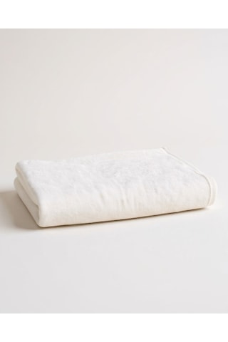 %100 Pamuk Velune Banyo Havlusu Kırık Beyaz 80x160 Otel Serisi Kırık Beyaz