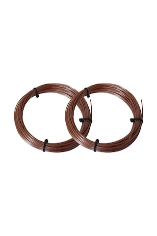 2 Adet Luxilon 130 Element Raket Kordajı 1,30 mm. 12 Metre Bordo