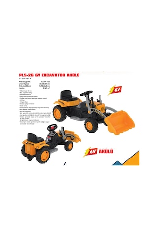Pilsan Excavator 6 Volt Akülü Pls-26