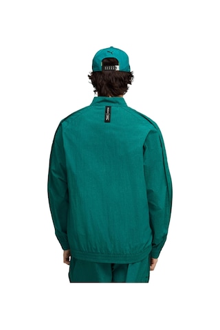 635378-04 Puma Amf1 T7 Oversized Jacket Erkek Ceket Yeşil 635378-04 Yeşil
