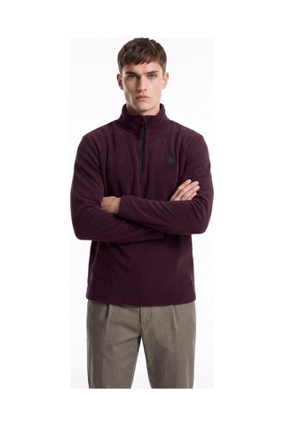 Discovery Expedition D5wm-swt3300 Mor Erkek Polar Sweatshırt Mürdüm