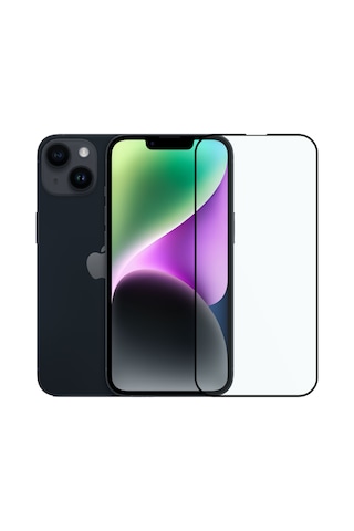 Safeus Tam Kaplayan Parmak İzi Bırakmayan Safir Ekran Koruyucu Cam , Apple Uyumlu iPhone 14 Plus İle