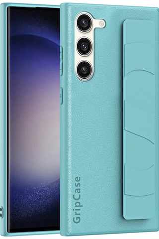 Newface - 158 - Samsung Galaxy Uyumlu S24 Kılıf Data Kapak - - Csmo-tex - Açık Mavi
