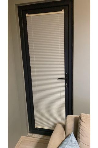 Krem Plise Perde - Cam Balkon Ve Pimapen Uyumlu Kancalı Veya Vidalı Montaj