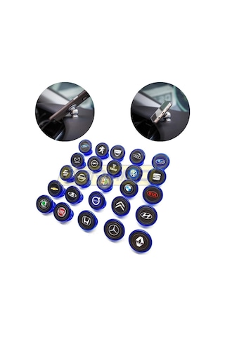 Mavi Mıknatıslı Metal Telefon Tutucu 001