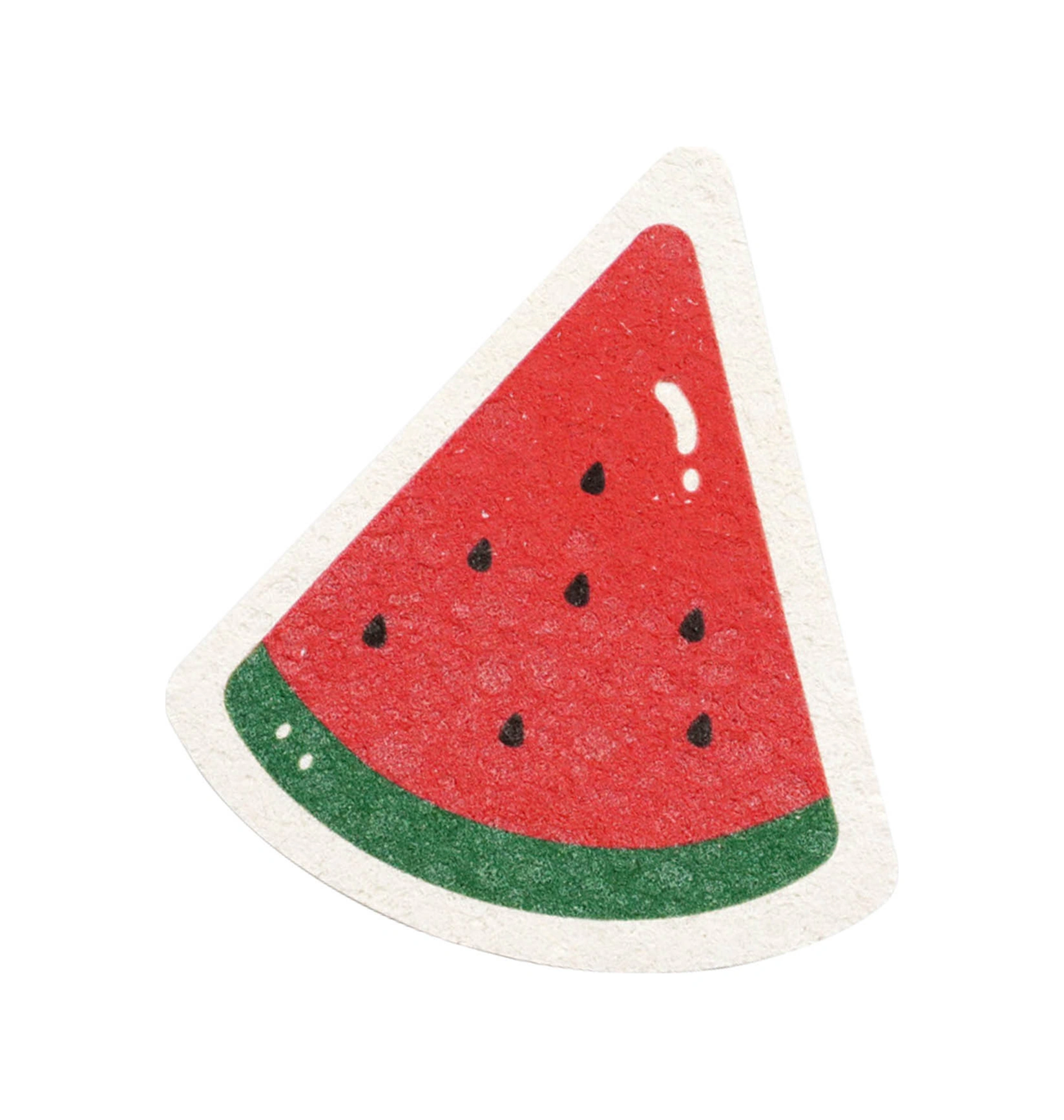 Konesam Mutfak Temizlik İçin Karpuz Desenli Kompresli Odun Pulu Sponge, Hızlı Kuruyan, Çok Amaçlı Bulaşık Temizleyici Diğer