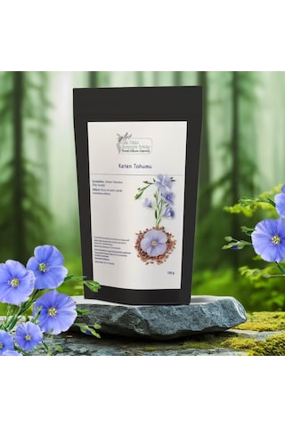 Keten Tohumu Doğal Katkısız - Aromatik Bitkiler Kooperatifi Keten Tohumu 100 Gr