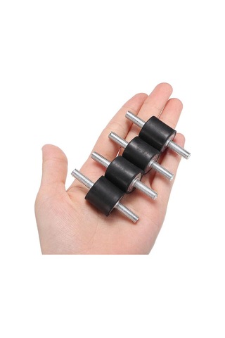 Suntek 4 Adet Kauçuk Montaj Amortisörü Bağlar Otomobil Su 30mmx30mm-m8