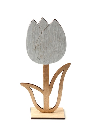 Xiyyadms Yılbaşı Ev Dekorasyonu Ahşap Açık Kesim Lale, Kuzey Avrupa Stili Festivite Atmosferi Oluşturucu Aksesuar