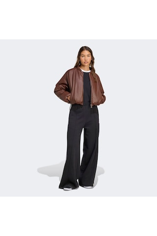 Adidas Pleather Bomber Kadın Kahverengi Ceket Jx3014