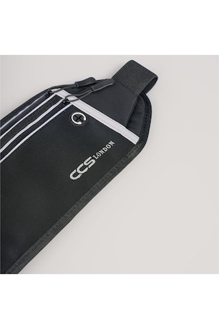 Anka Ççs 17712 Bel Çantası Polyester Sport Bel Çantası Siyah Tek Renk