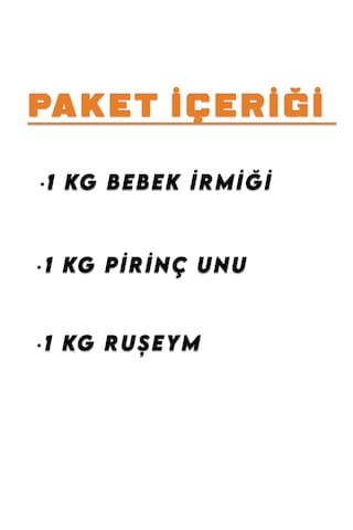 İpek Değirmen 3 Kg Ekonomik Bebek İrmiği Ruşeymi Pirinç Unu