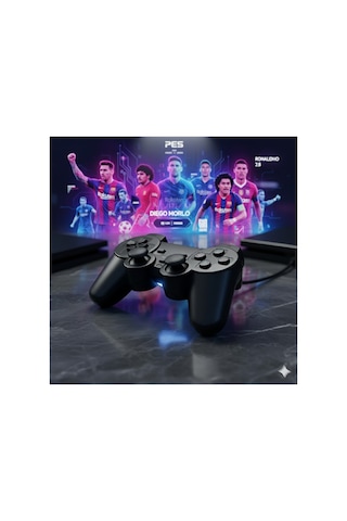 Sp-208 Usb Gamepad Pc/laptop İçin Ergonomik & Titreşimli Oyun Kolu Siyah - 784146819