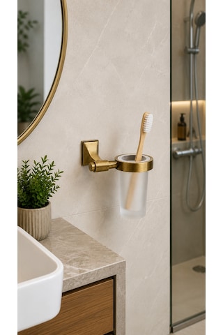 Borderlıne Diş Fırçalığı Antik Saten Ba1002 007 Abm-c1 Altın