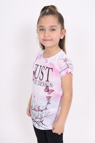 Toontoy Kids Toontoy Kız Çocuk Dijital Baskılı Tişört Pembe