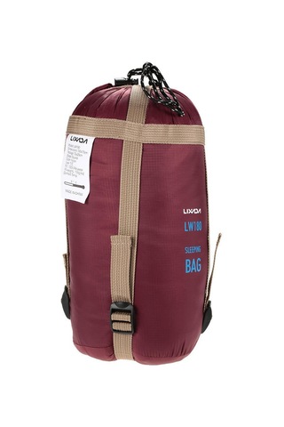 Mavi Lixada 190 75 Cm Açık Zarf Uyku Tulumu Kamp Seyahat Yürüyüş Çok Fonksiyonlu Ultra Hafif 680g Mavi