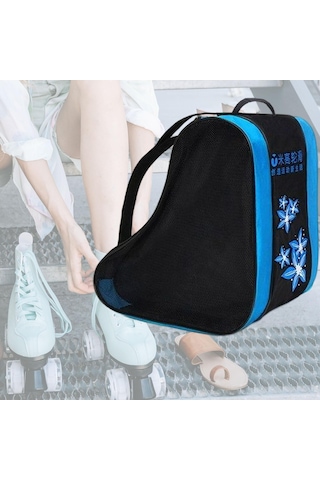 Suntek Çocuklar Için 3 Katmanlı Paten Taşıma Çantası Mavi Mavi