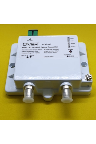 Divisat Fiber Optic Transmitter Catv + Sat 10Mw 47-2150Mhz
