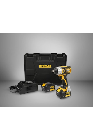 Rtrmax RTX2028 Şarjlı Somun Sıkma Kömürsüz 1/2 250 Nm 2x4 Ah Çift Akü X-Lion - Akü Dahil
