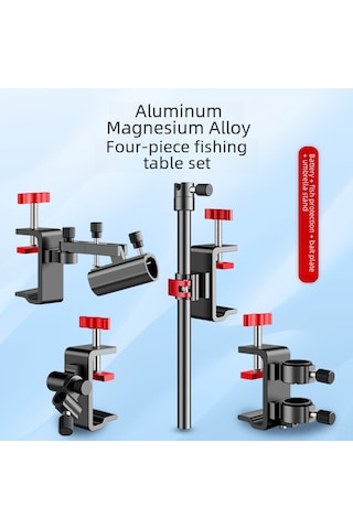 Xiyyadms Güncellenmiş Versiyon Balık Tutma Platformu Aksesuarları Seti: Füze, Balık Koruması, Yem Tabağı Ve Şemsiye Tutucusu - Evrensel Uyumlu, Dayanıklı Malzeme