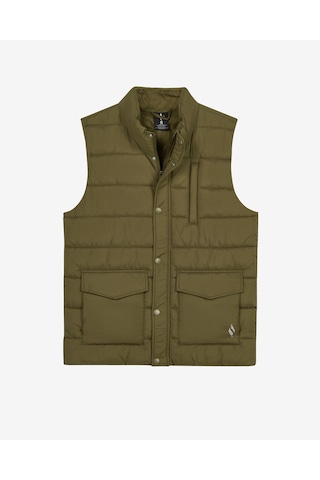Skechers M Puffer Vest Erkek Haki S2620193-2194