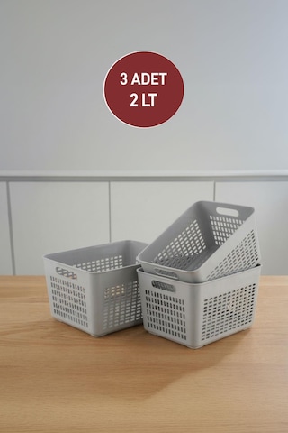 Selka Home Lavin 3 Adet Küçük Boy Mutfak Banyo ve Dolap İçi Düzenleyici