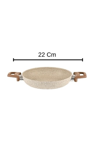 Diez 22 Cm Granit Ezme Sahan Cappucıno Yanmaz Yapışmaz