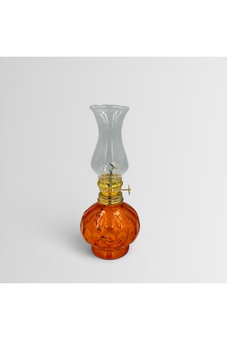 İdare Kandil Nostalji Gaz Lambası Mini Turuncu