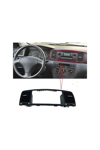 Toyota Corolla Teyip Çercevesi 2002-- 2006 Orta Izgaralı