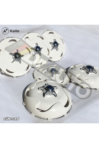 19.5 Inç Bombeli Ahtapot Fırfırlı Jant Kapağı 6'lı Takım