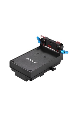 Andoer D6325 V Montaj V-kilit Pil Plakası Adaptörü