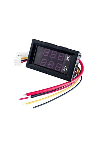 Suntek Dc 0-100v 10a Voltmetre Ampermetre Led Dijital Amp Volt
