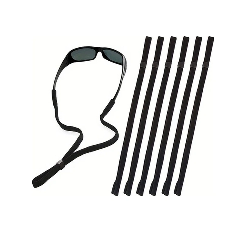 Trendooze Parlak Ayarlanabilir Gözlük Kayışı 6lı Nylon Spor Güvenlik Kayışı: Koşu, Bisiklet, Seyahat
