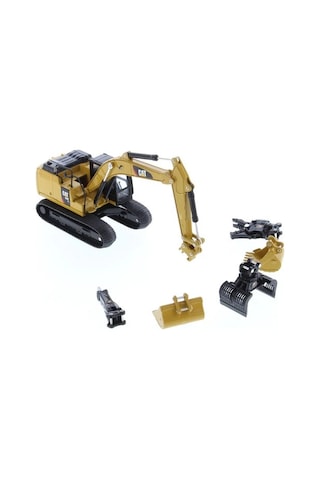 1/64 Ölçek, Cat 320f L Hidrolik Ekskavatör 5 Aletli