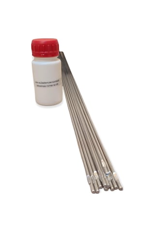 Alüminyum Kaynak Teli 3.2 Mm 10Adet+Alüminyum Kaynak Dekapani 50 Gr Alüminyum Kaynak Teli 3.2 Mm 10Adet+Alüminyum Kaynak Dekapani 50 Gr