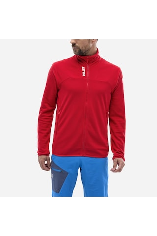 Millet Ubıc Lgrıd Jkt Erkek Polartec Ceket Tam Fermuar Mıv10448 N0335 Kırmızı