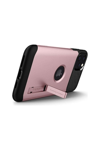 Spigen Apple Uyumlu iPhone 11 Pro İle Kılıf Slim Armor Rose
