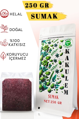 Kakulem Köy Tipi Yöresel Öğütülmüş Sumak 250 G