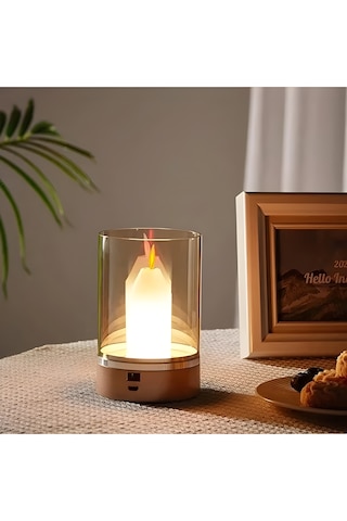 Cata Ct-8432 Tokyo Masa Lambası Şarjlı Cam Led Gece Lambası Dekoratif Kablosuz Lamba Gün Işığı