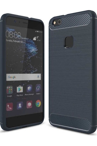 Huawei P10 Plus Kılıf Zore Room Silikon Kapak Lacivert
