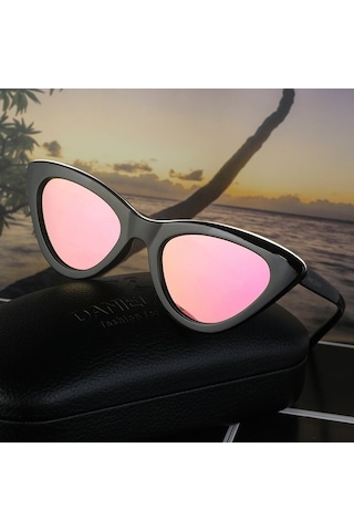 Daniel Klein Dk4274-4 Aynalı Polarize Cat Eye Kadın Güneş Gözlüğü
