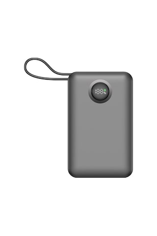 Dexim 20.000 Mah 65w Lightning+type-c Kablolu Hızlı Şarj Taşınabilir Güç Kaynağı Şarj Cihazı Dca0071 Siyah