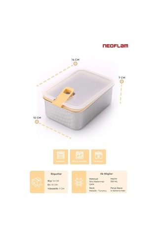 Perfect Seal Paslanmaz Çelik Saklama Kabı 550 Ml. Çok Renkli